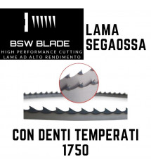 1750 stainless steel band saw blade for meat and frozen fish.