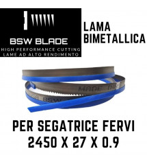 Bandsaw blade 2450x27x0.90 for FERVI N196 saw